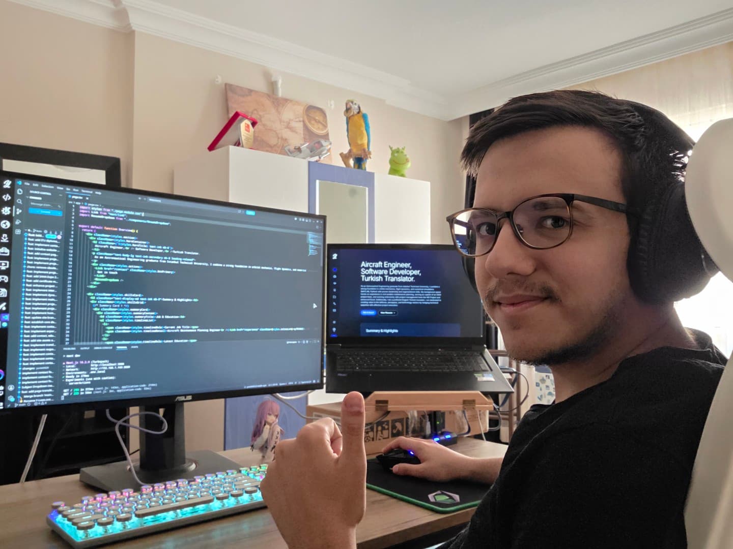 Yunus Sorguncay - Portfolio Development Workspace and Setup